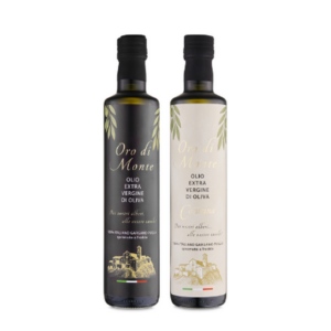 Probierpaket - 1 x Oro di Monte + 1 x Oro di Monte Coratina je 500 ml