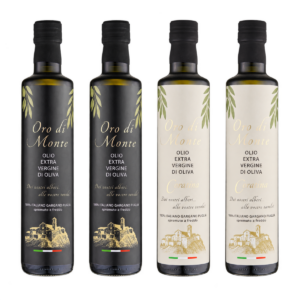 Mixpaket - 2 x Oro di Monte + 2 x Oro di Monte Coratina je 500 ml